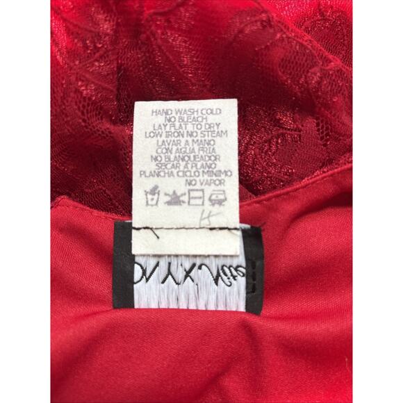 Vintage Onyx Nite Lace Dress Women's 6 Red Castlecore Fairy Goth Whimsigoth Y2K - Picture 8 of 8